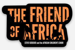 2"x1.25" Die-Cut Sticker: The Friend of Africa - 15th Anniversary Release